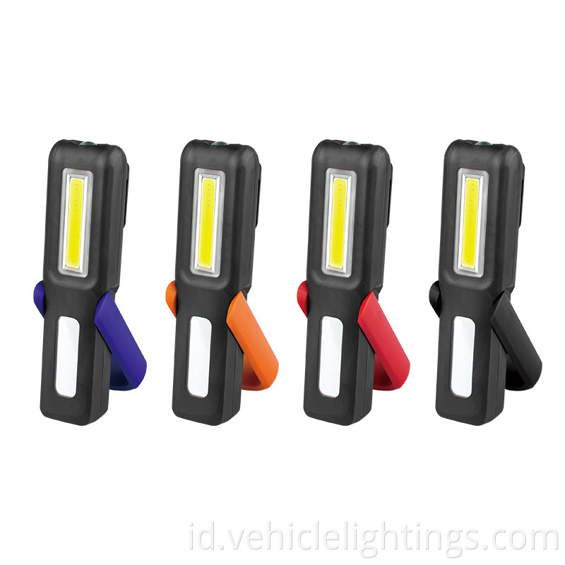 Hot Jual Plastik 3W COB LED 160 Lumens Rechargeable Hands Free Pena Work Light